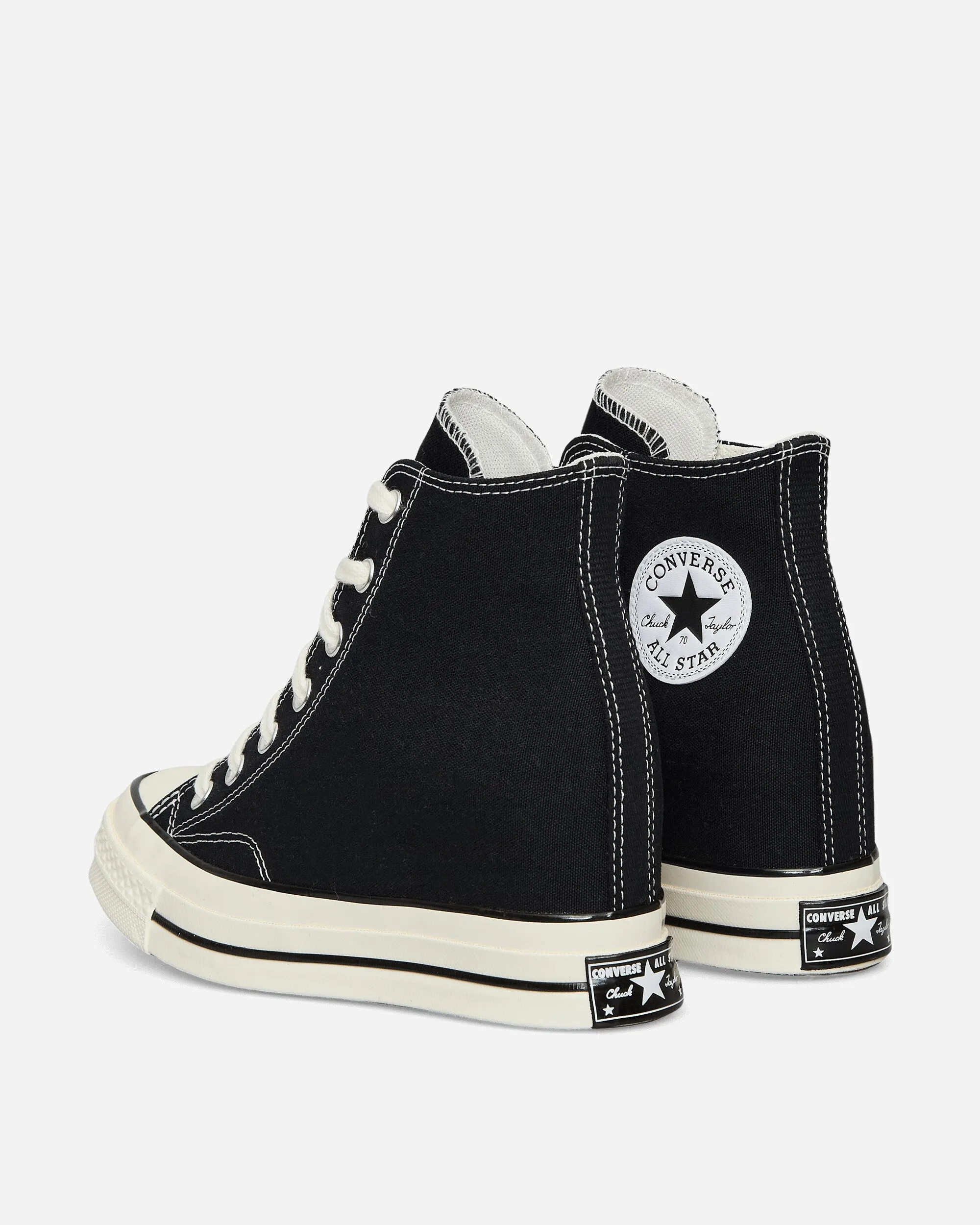 Women's Chuck 70 Wedge Platform Sneakers Black