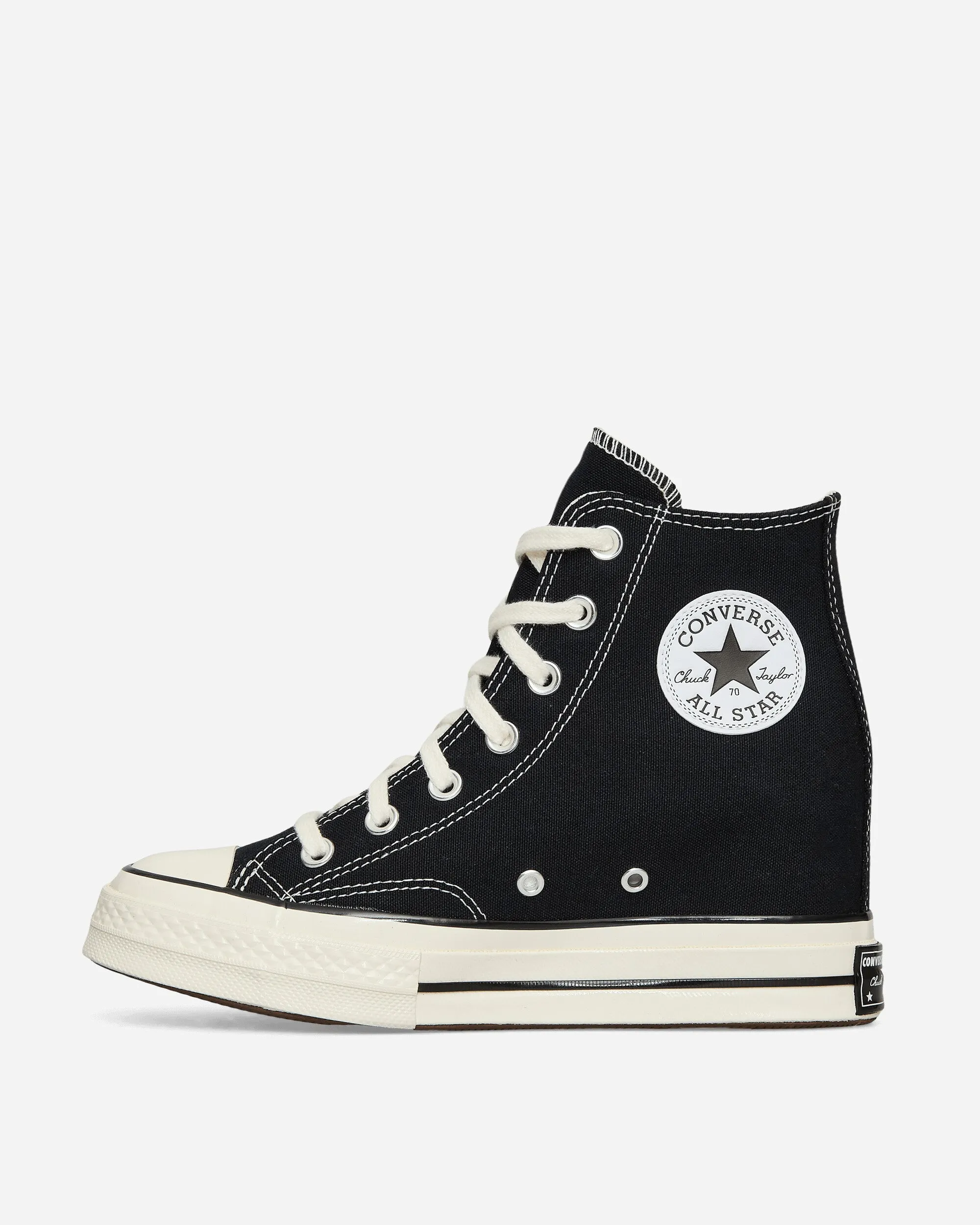 Women's Chuck 70 Wedge Platform Sneakers Black