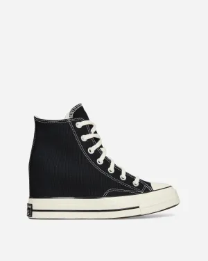 Women's Chuck 70 Wedge Platform Sneakers Black