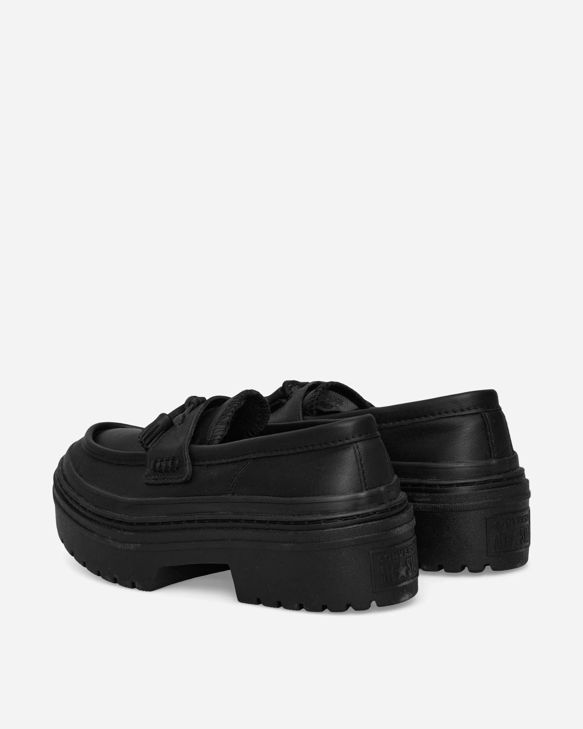 Women's Chuck Taylor All Star Lugged Heel Platform Loafers Black