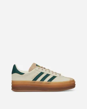 Women's Gazelle Bold Sneakers Cream White / Collegiate Green