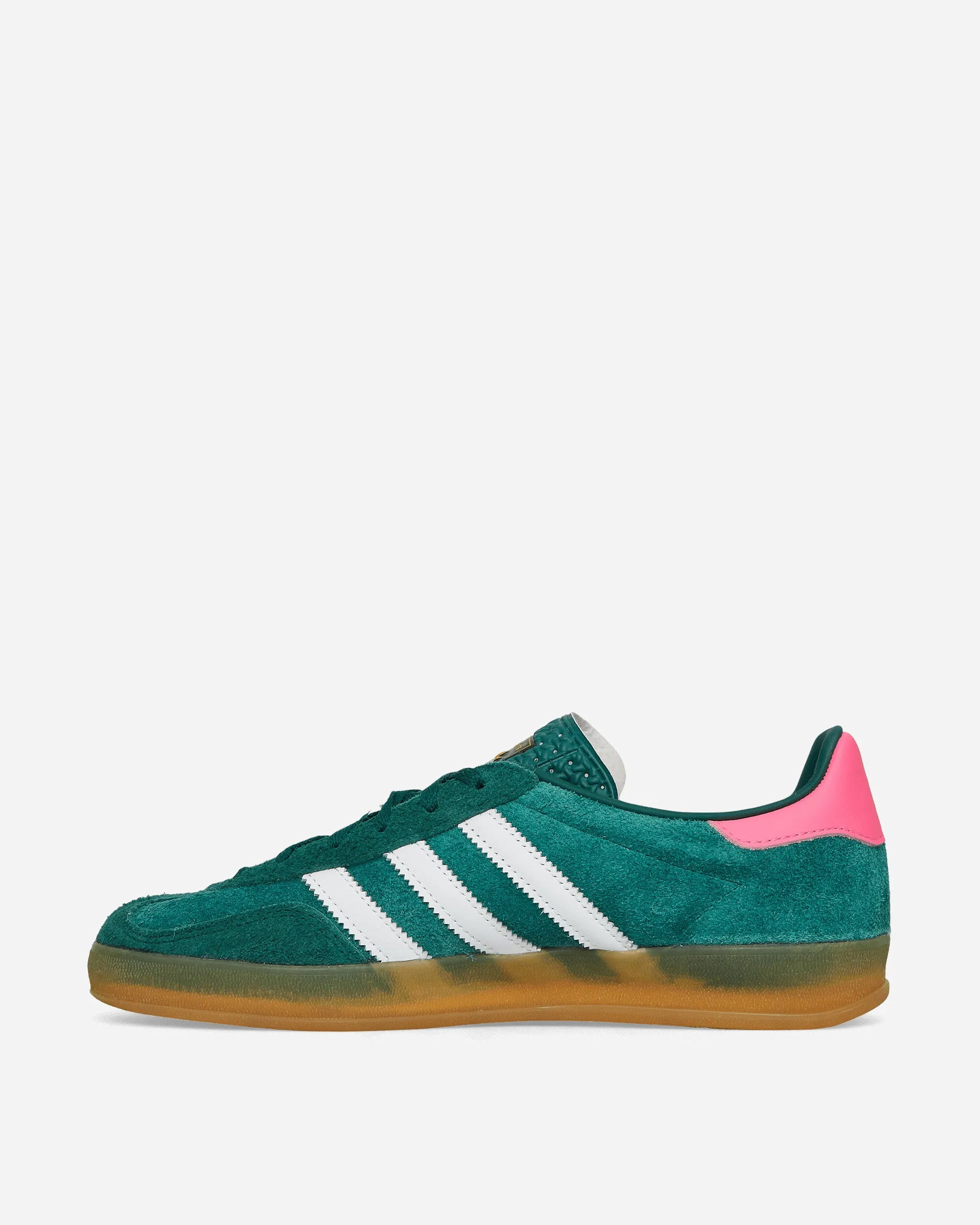 Women's Gazelle Indoor Sneakers Collegiate Green / Cloud White / Lucid Pink