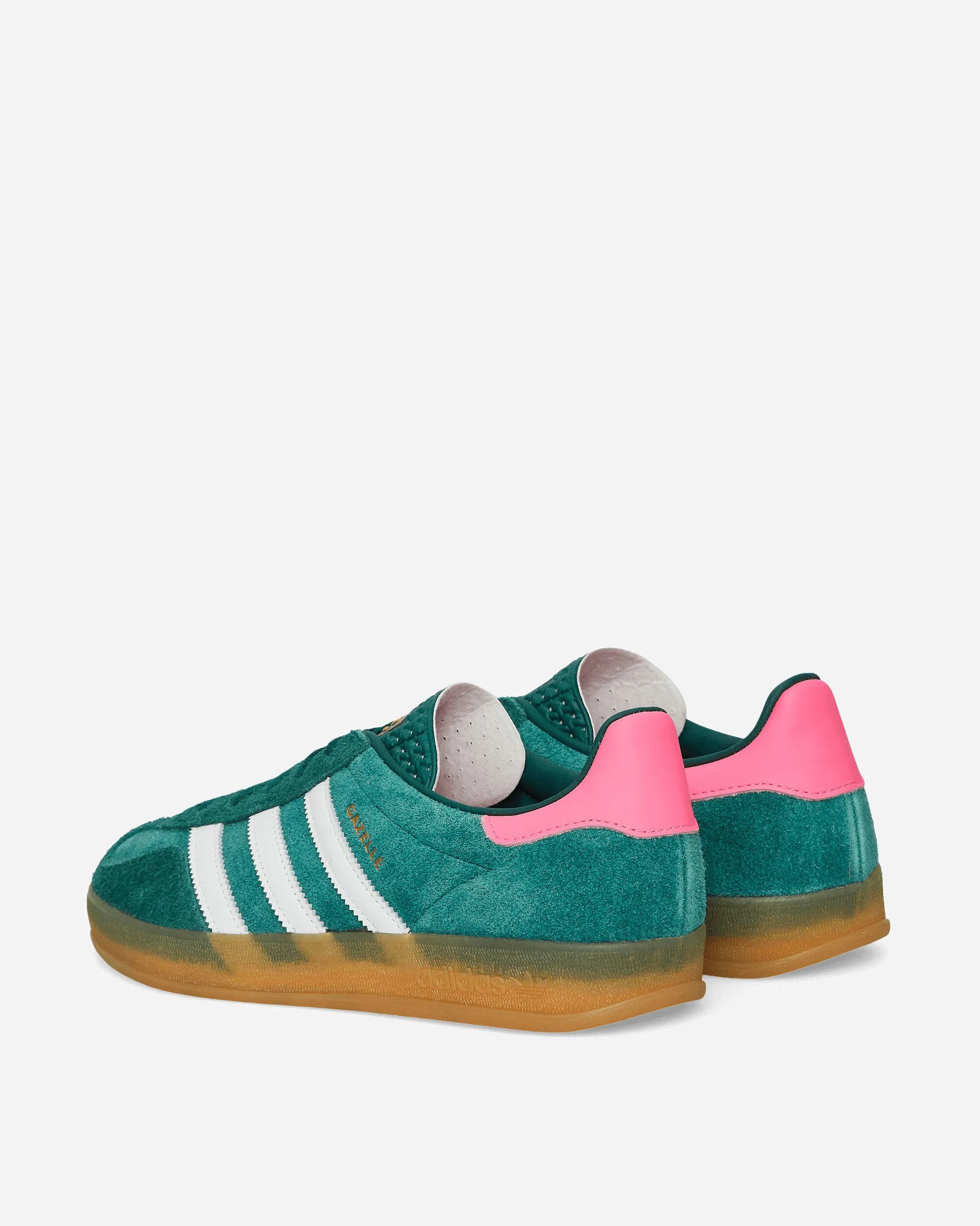 Women's Gazelle Indoor Sneakers Collegiate Green / Cloud White / Lucid Pink