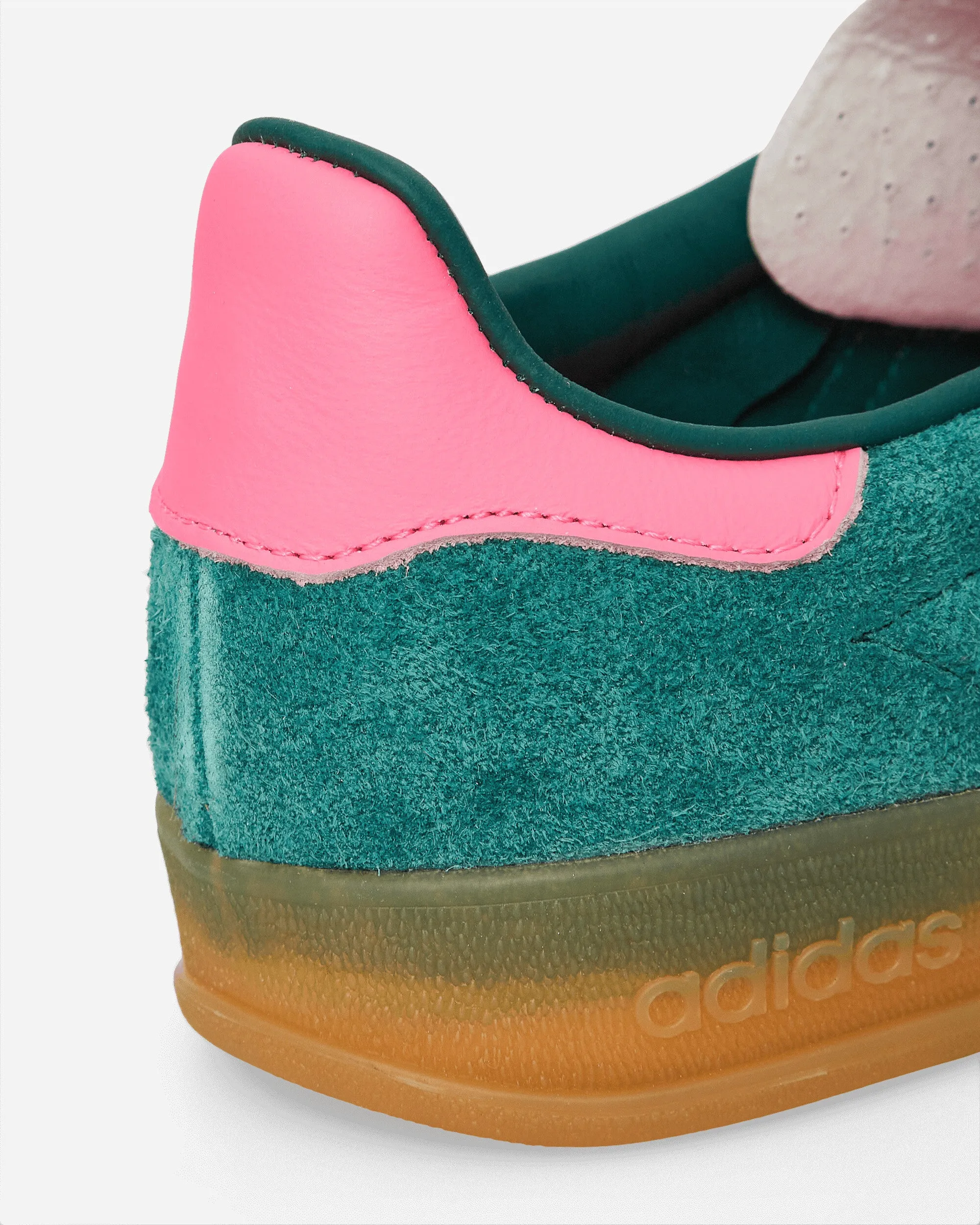 Women's Gazelle Indoor Sneakers Collegiate Green / Cloud White / Lucid Pink