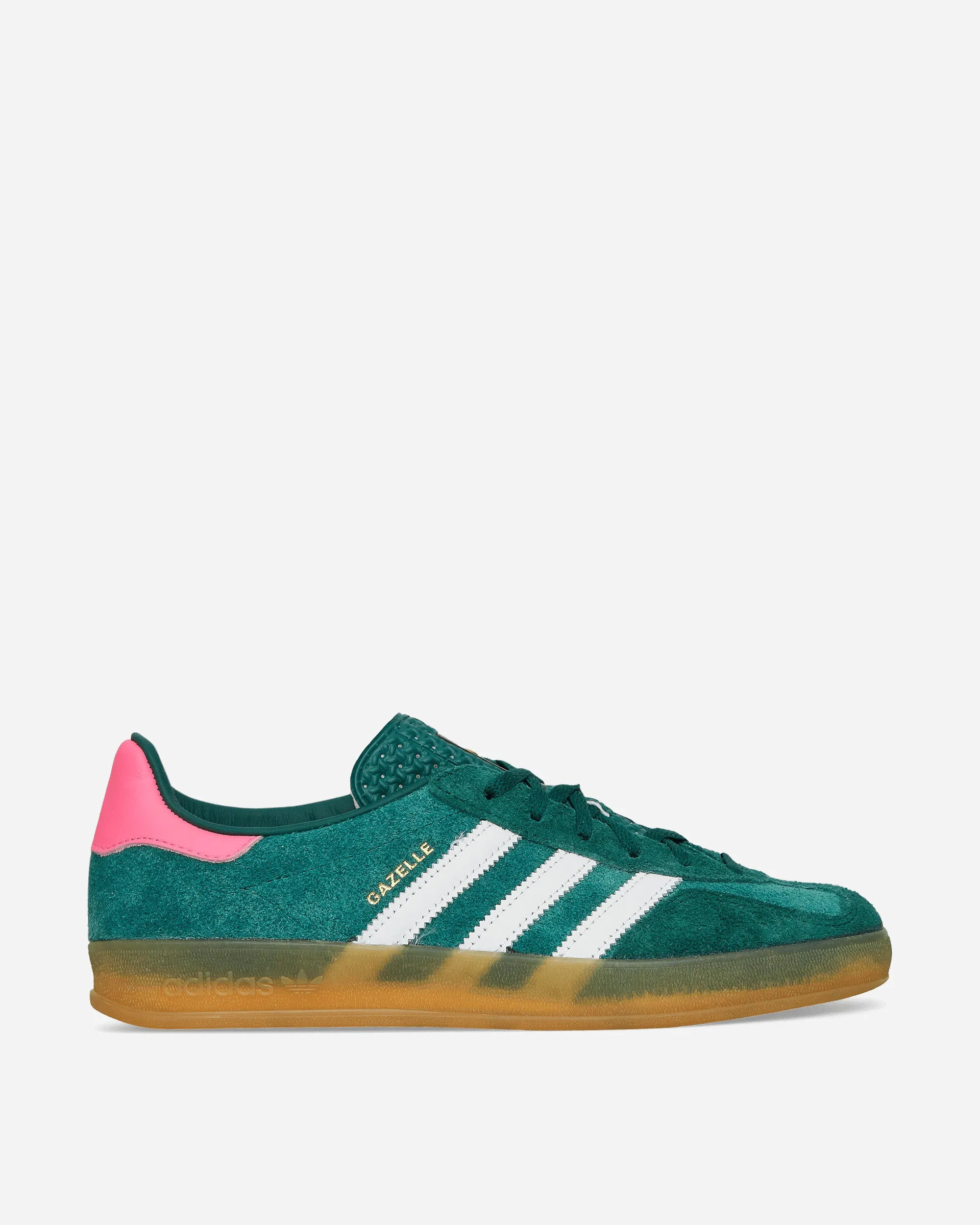 Women's Gazelle Indoor Sneakers Collegiate Green / Cloud White / Lucid Pink