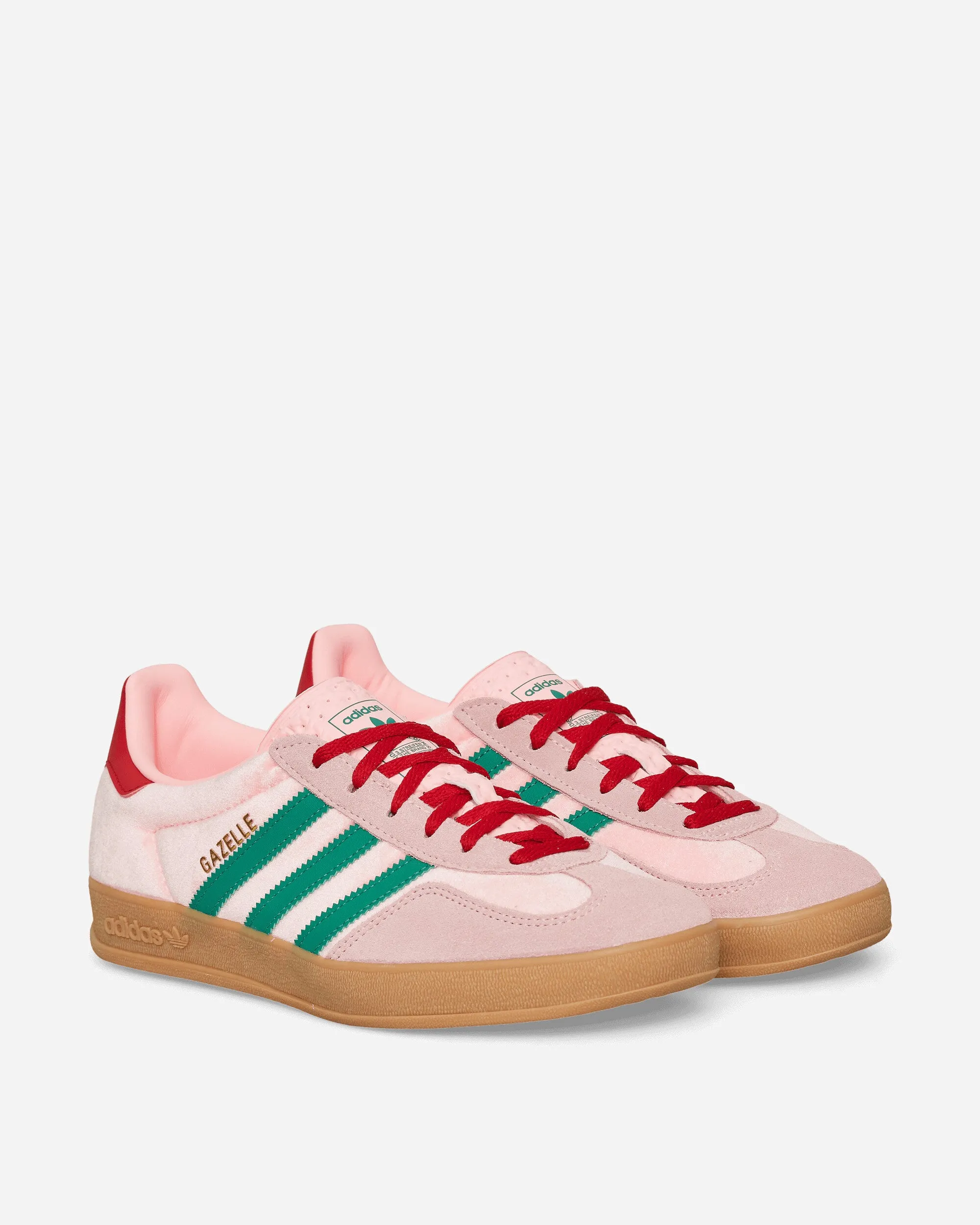Women's Gazelle Indoor Sneakers Glow Pink / Court Green