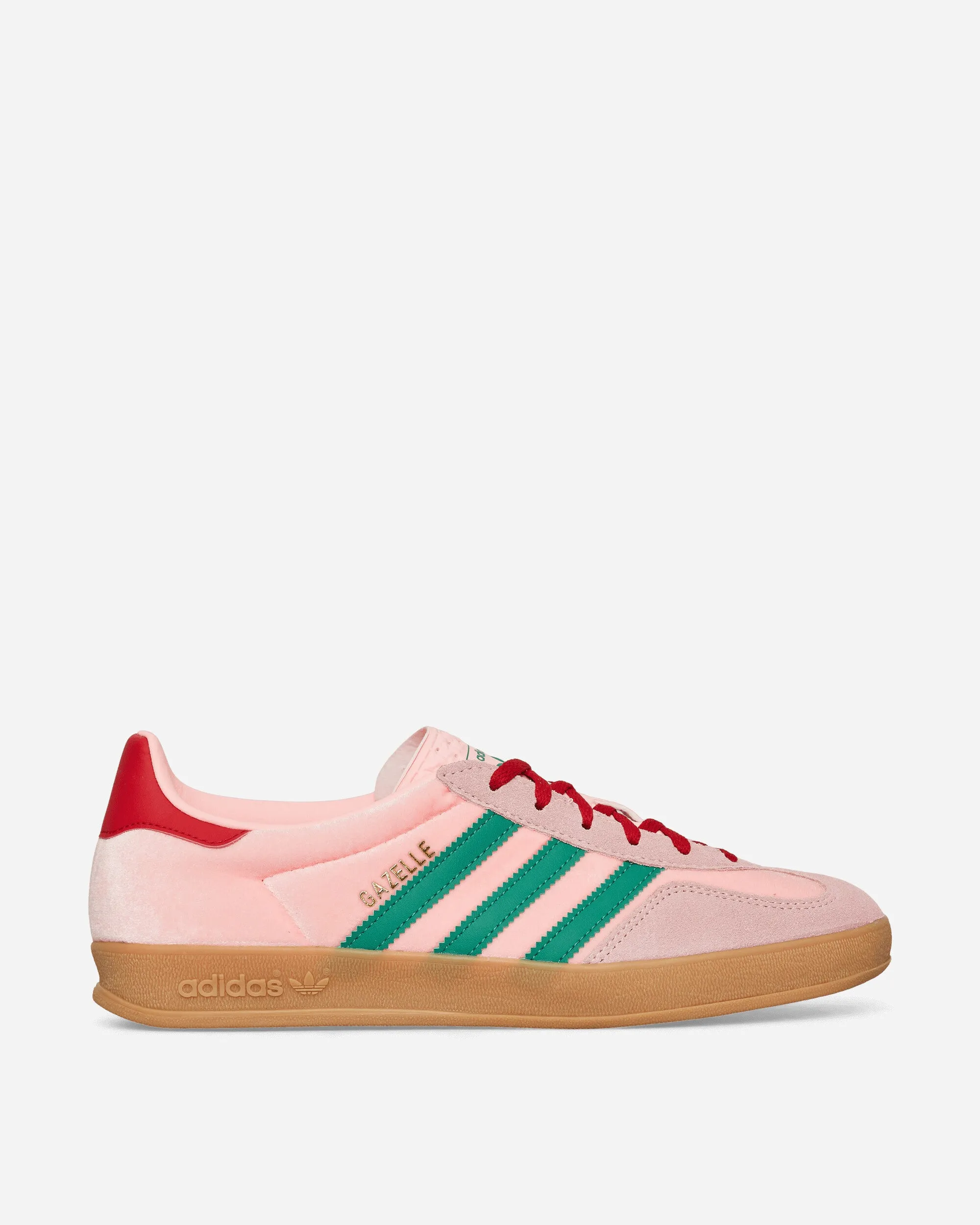 Women's Gazelle Indoor Sneakers Glow Pink / Court Green
