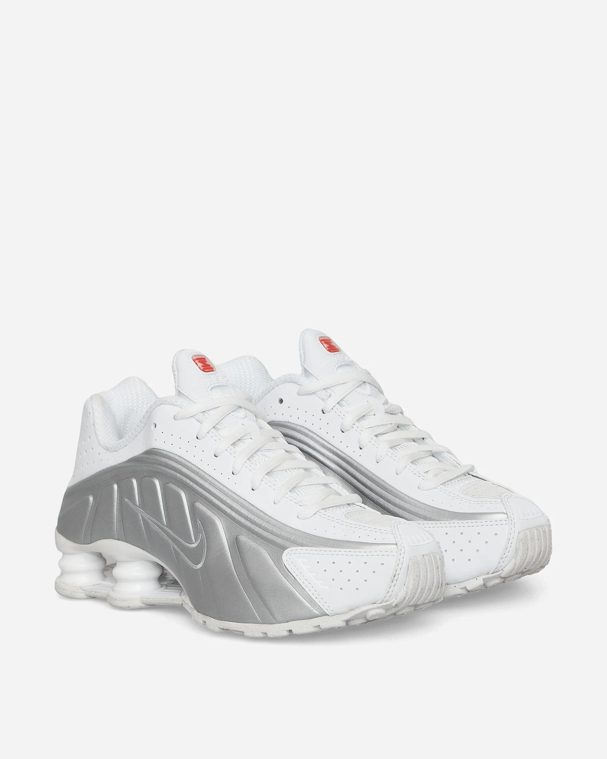 Women's Shox R4 Sneakers White / Metallic Silver